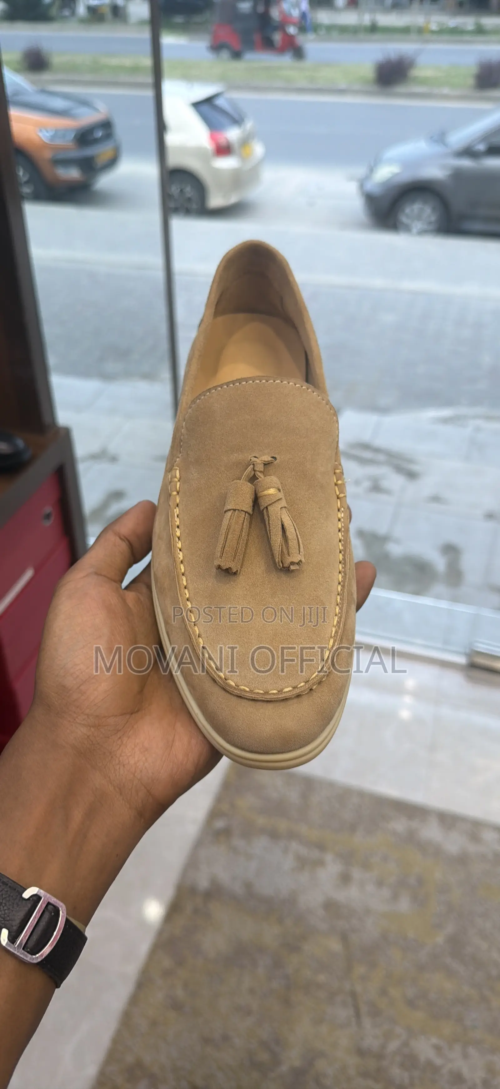 Suede Tassel Loafer