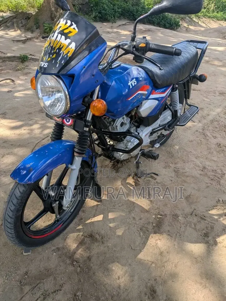 TVS HLX 125 2025 Blue