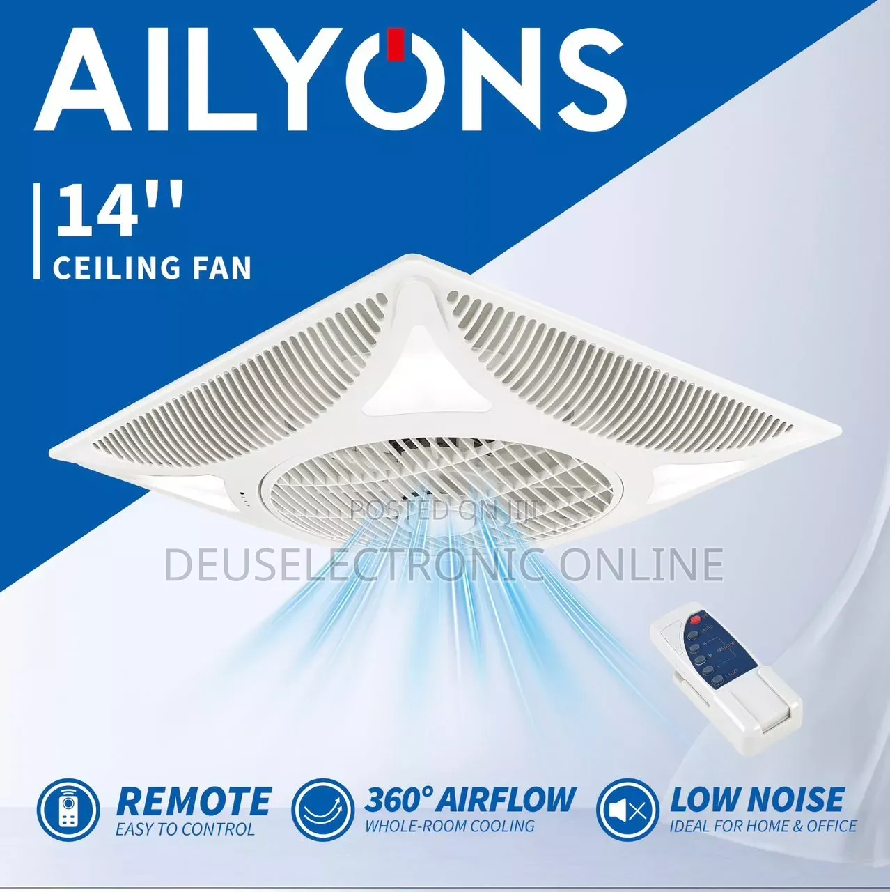 Ailyons Ceiling Fan Size 14 *155000*