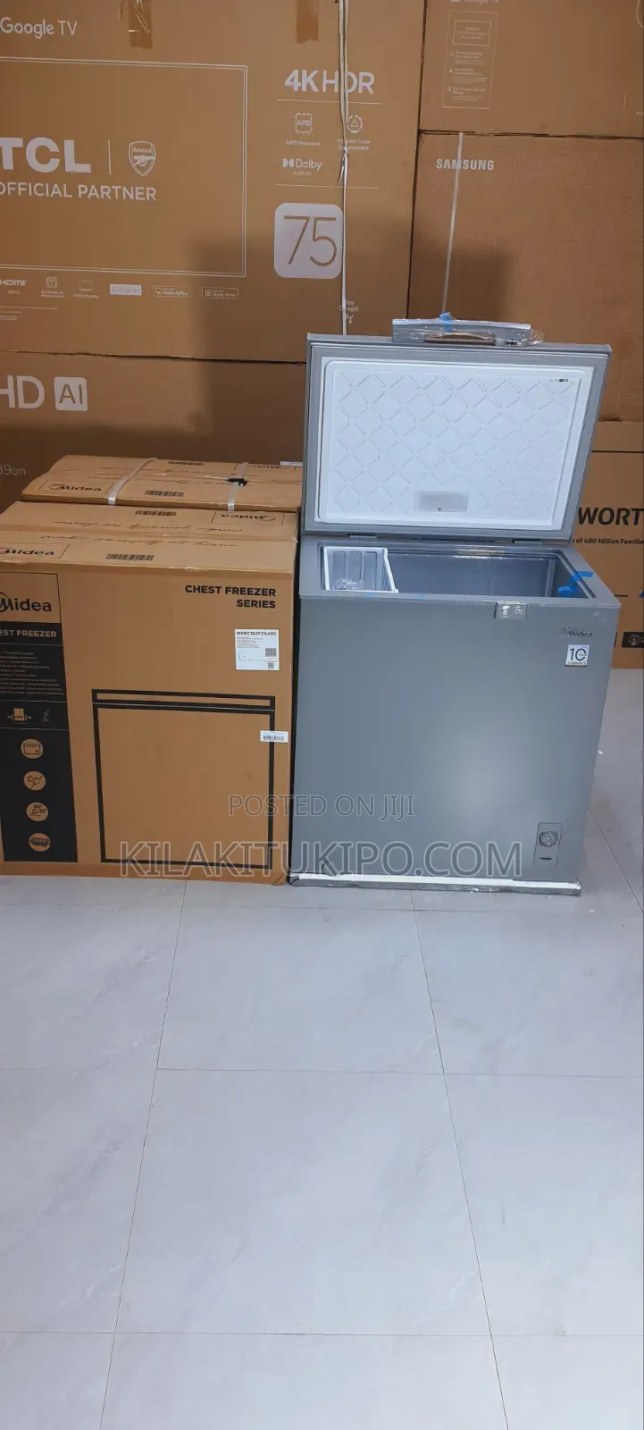200l Midea Inverter Chest Freezer Warrant 10yrs