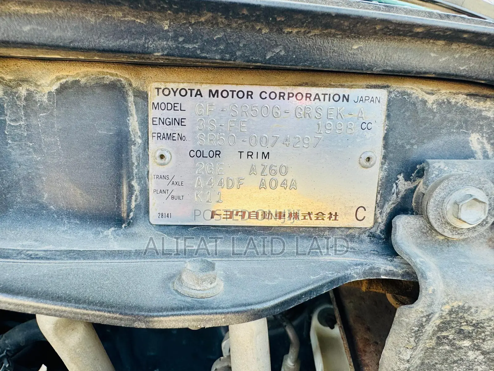 Toyota Noah 2.0 AWD (8 Seater) 2003 Black