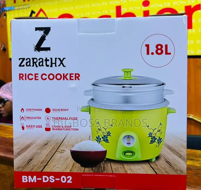 Zarathx Rice Cooker 1.8 Liters