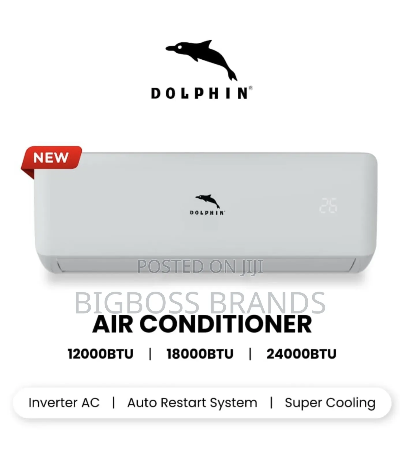Dolphin Split Air Condition Inveter 12000 Btu
