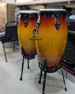 Original Conga/ Tumba Drums With Stands