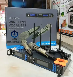 Original Sennheiser Skm9000 Wireless Mic With 4 Antena Receiver