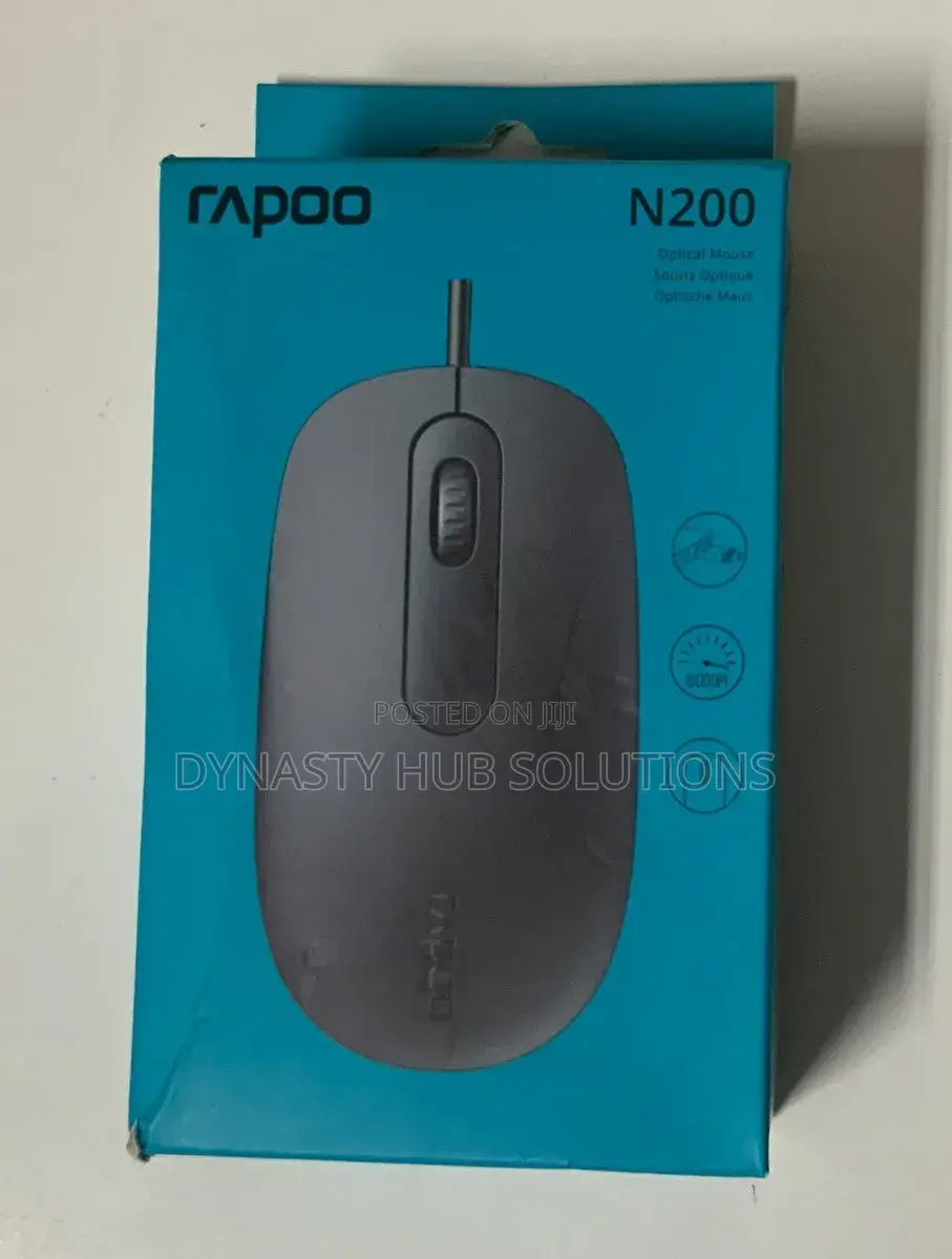 Rapoo N200 Wired Optical Mouse