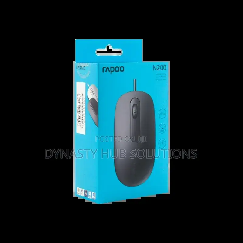Rapoo N200 Wired Optical Mouse