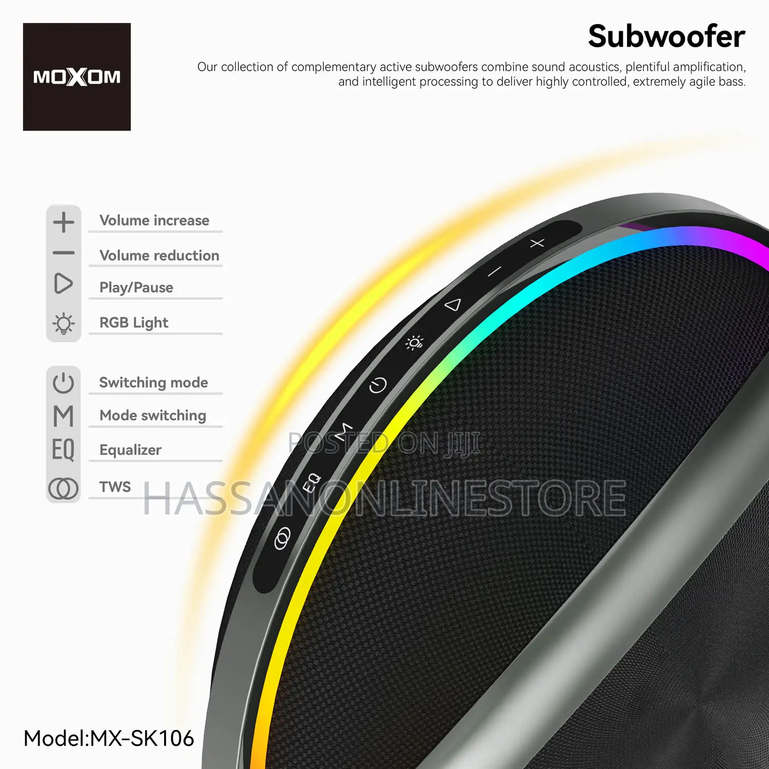 Moxom Mx-Sk106 Nebula Room Filling Karaoke Wireless Speaker