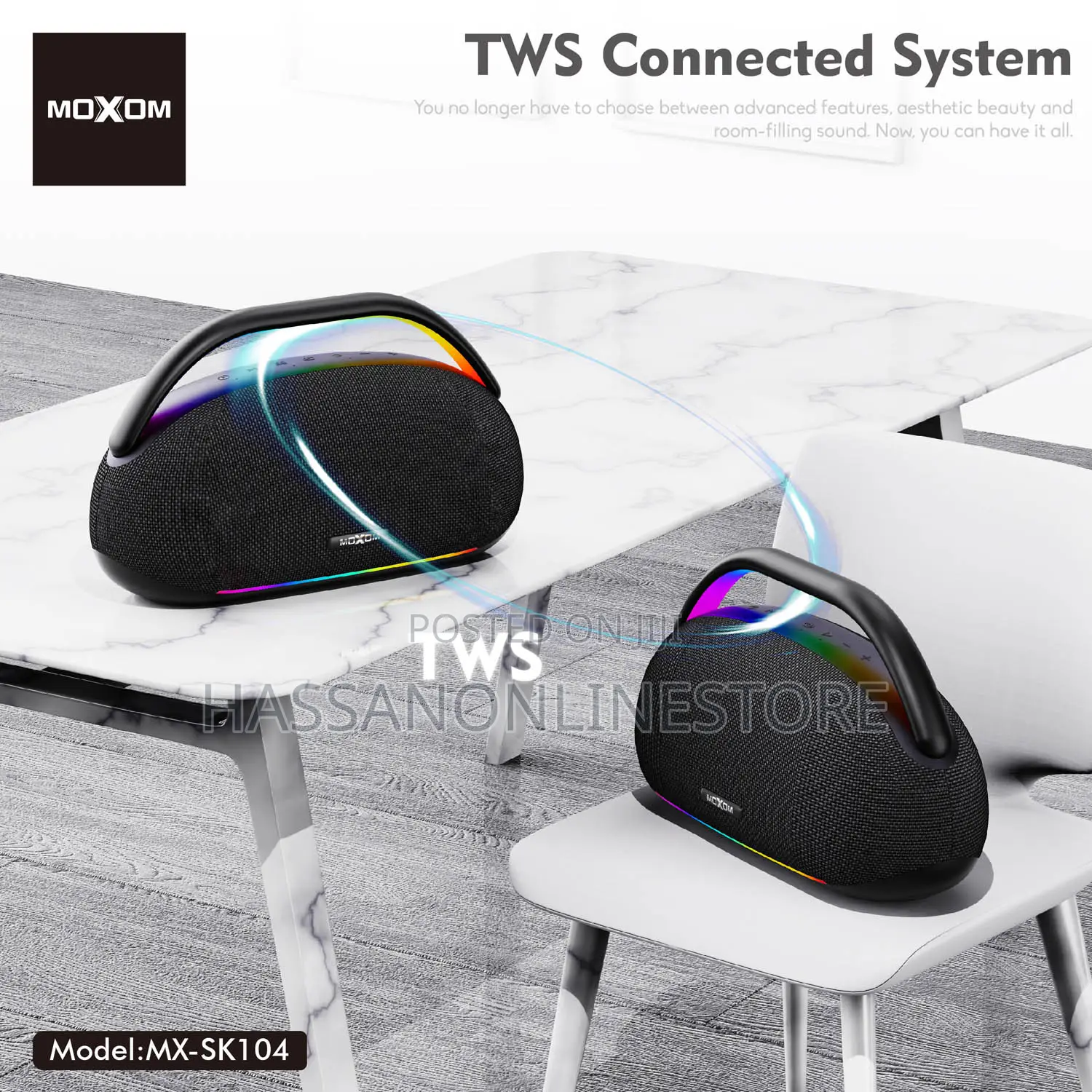 Moxom Mx-Sk104 Airship Party Wireless Speaker