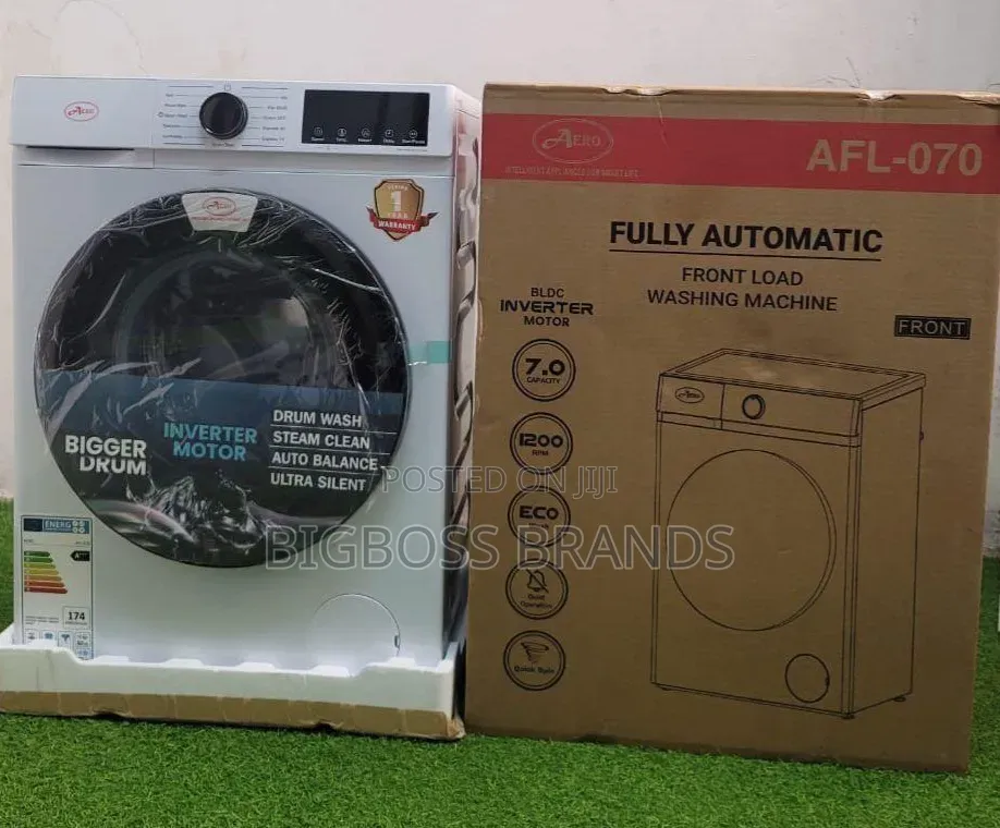 Aero Automatic Front Load Washing Machine 7kg (Afl-070) -