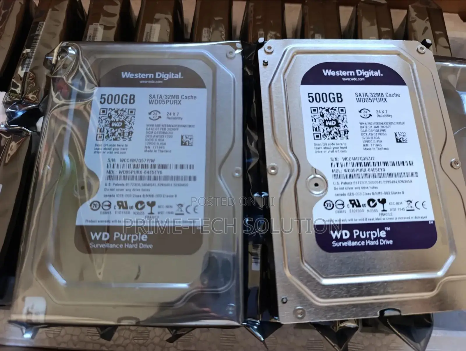 Wd Purple Surveillance Hdd 500gb — Kwa Cctv Dvr Nvr | Tz