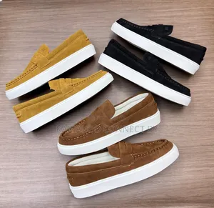 H M Suede Penny Loafers