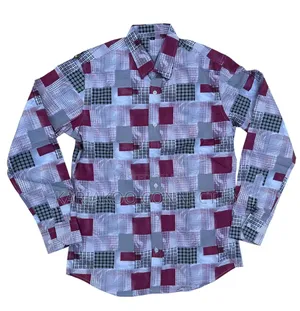 Vintage Checkered Slim-Fit Shirts