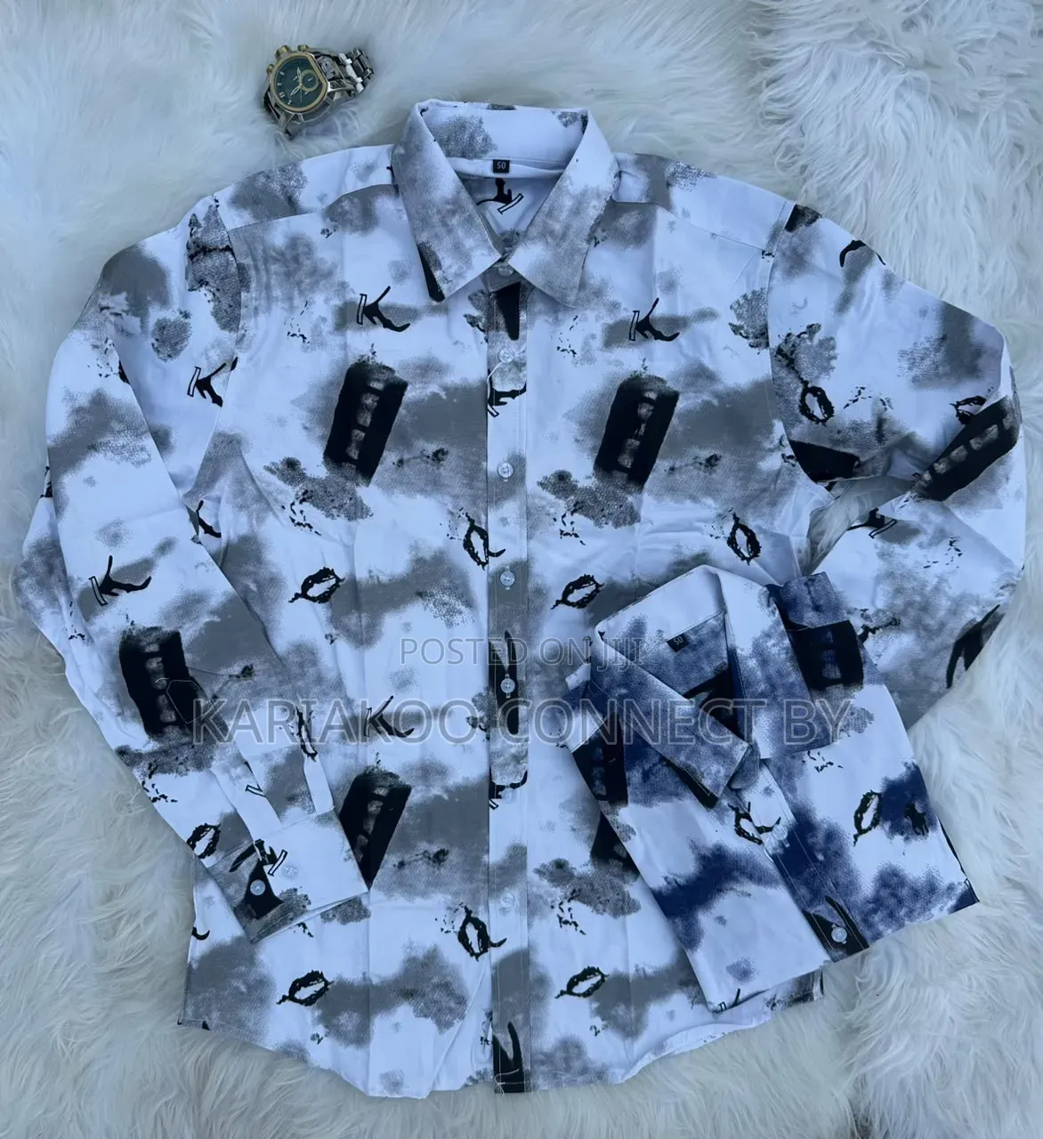 Vintage Checkered Slim-Fit Shirts
