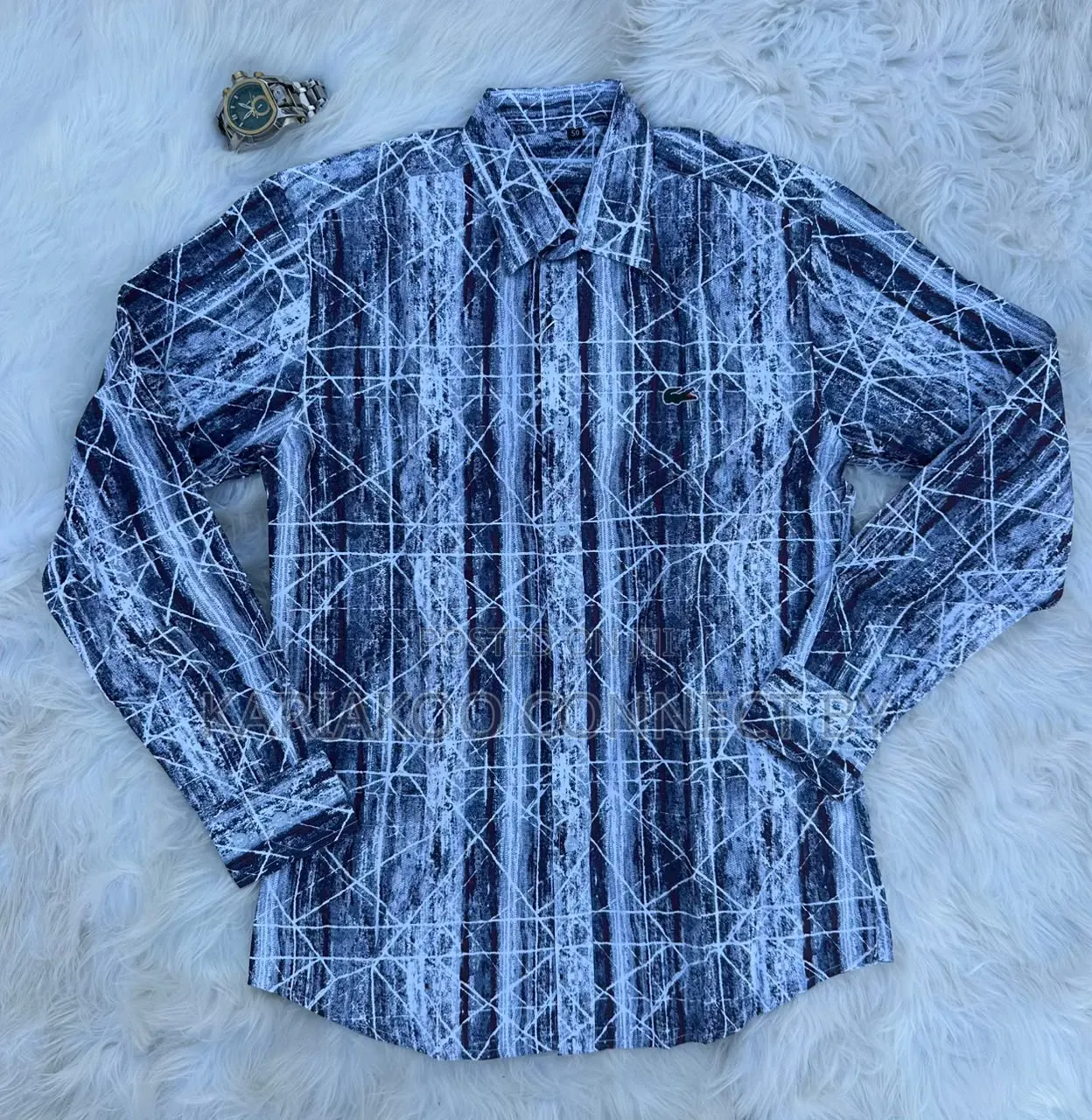 Vintage Checkered Slim-Fit Shirts