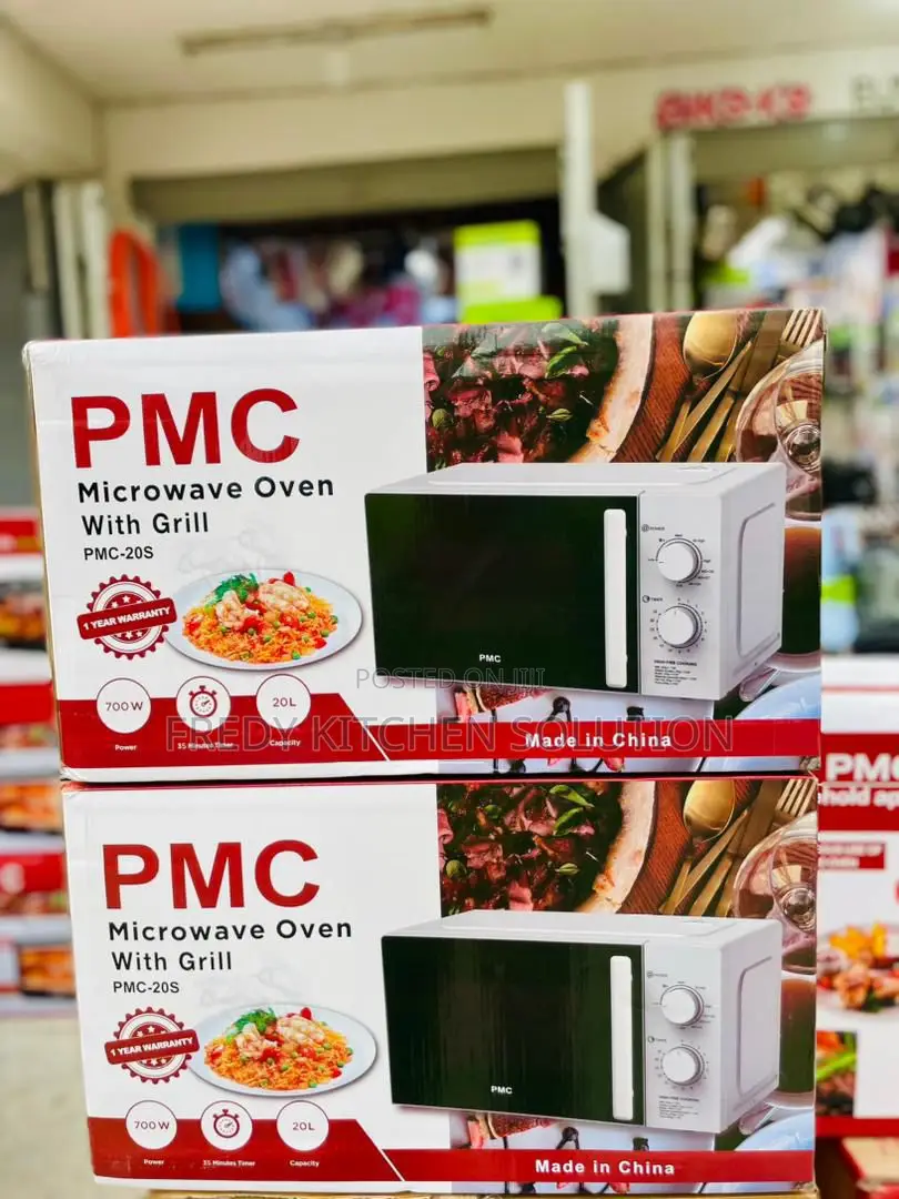* PMC Microwave Oven With Grill – 20l * 20 Liters Capacity