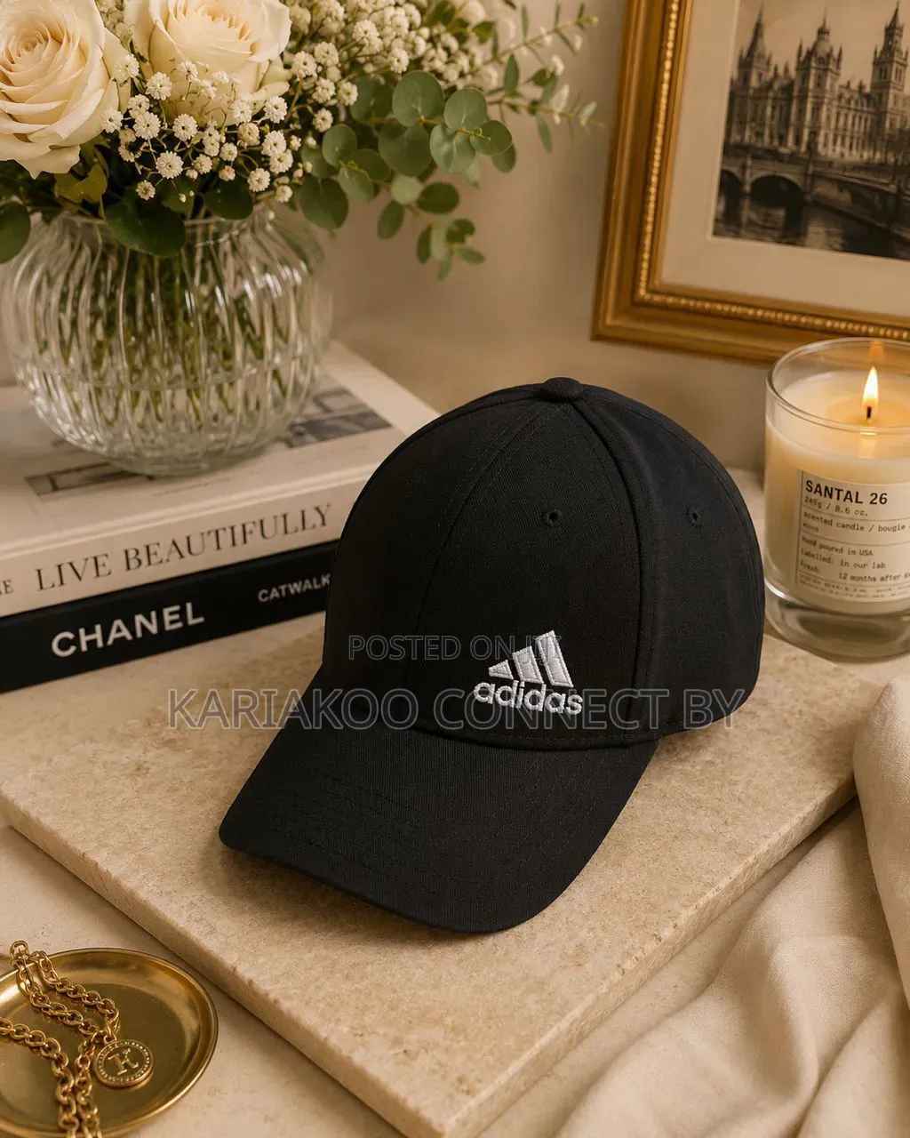 Classic Gucci Canvas Monogram Cap