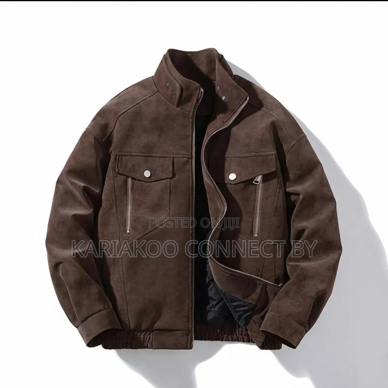 Premium Suede Bomber Jackets