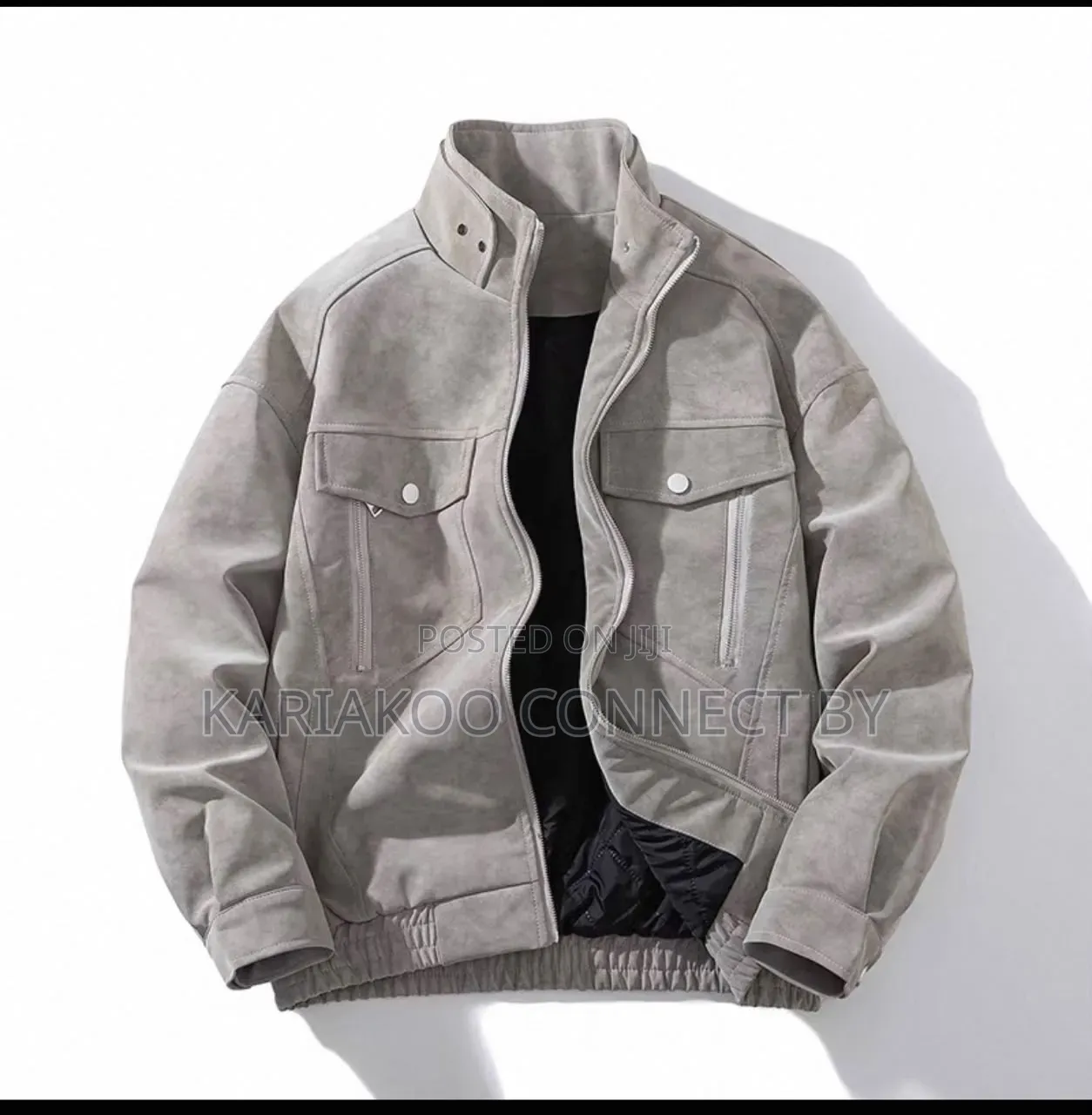 Premium Suede Bomber Jackets