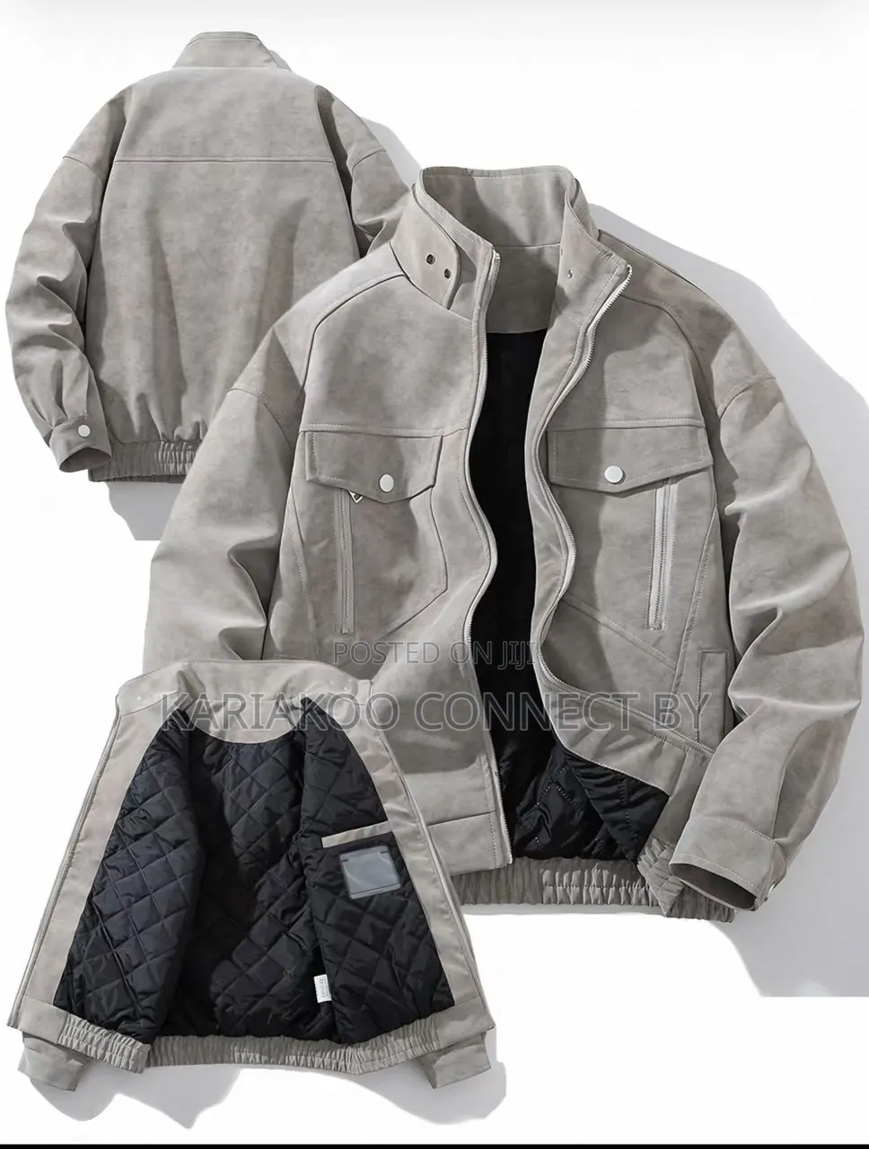 Premium Suede Bomber Jackets