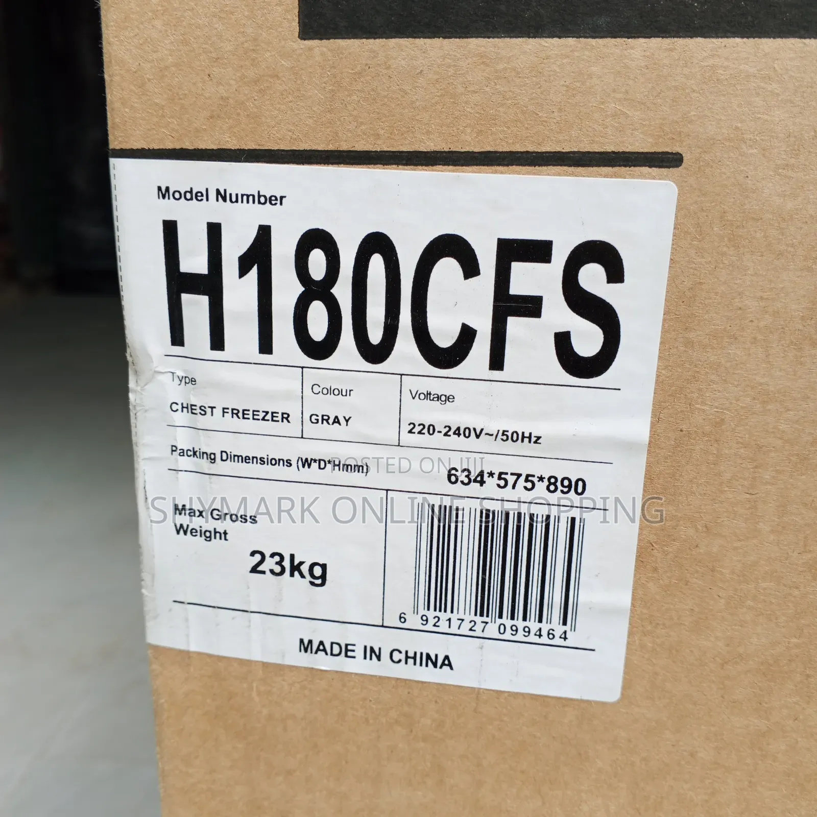 Hisense Chest Freezer (H180cfs) 142l