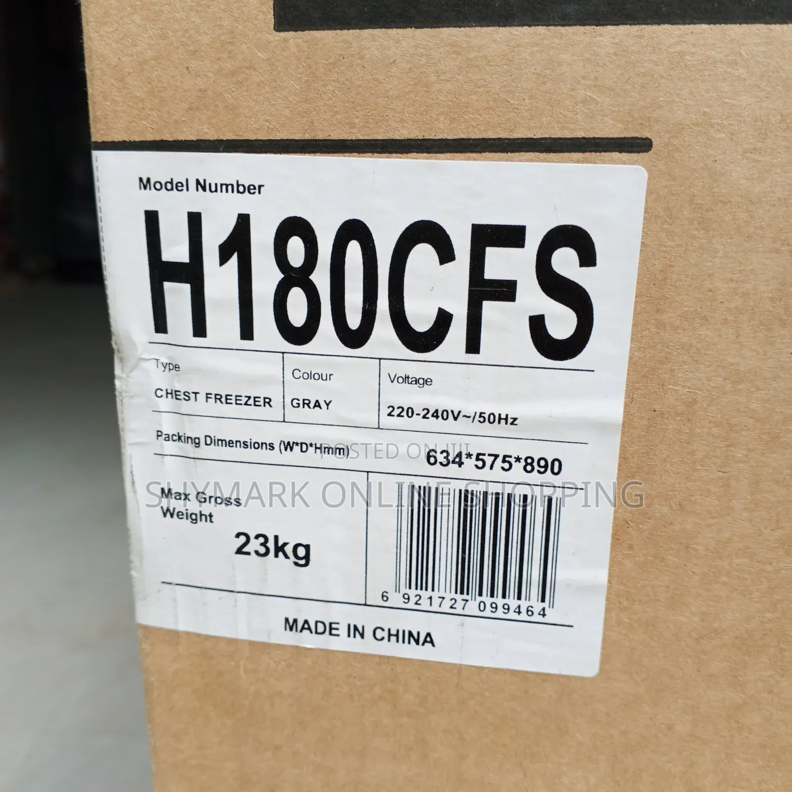 Hisense Chest Freezer (H180cfs) 142l