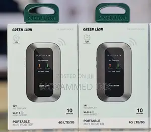Green Lion Portable Mifi Routerfeatures a 12-Hour Working Time