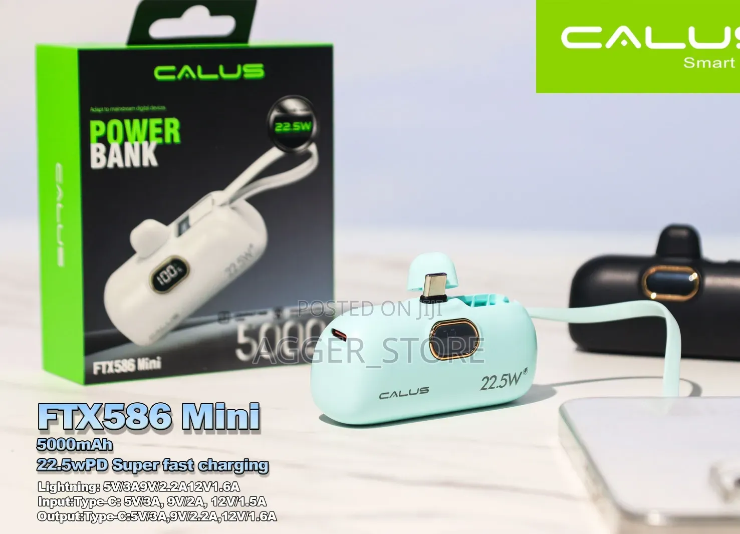 Calus Ftx586 Mini 5000mah Original Powerbank