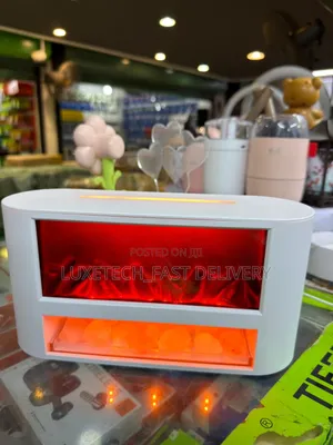 Fireplace Flame Air Humidifier and Aromatherapy Diffuser
