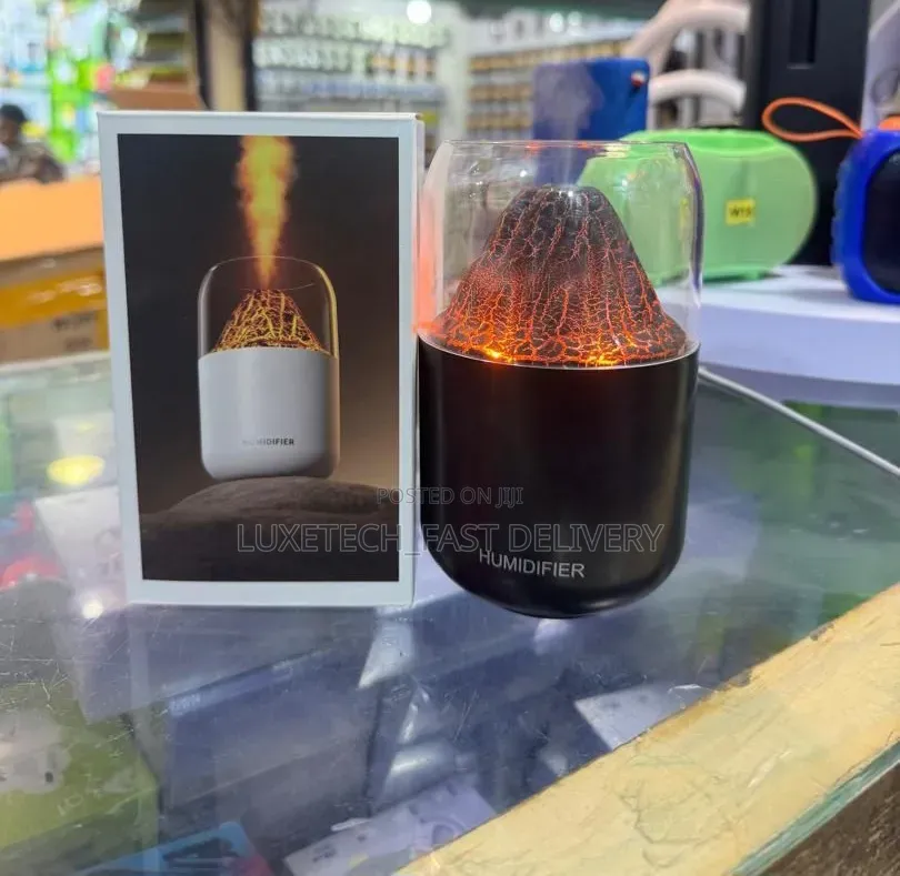 Volcano Flame Air Humidifier and Essential Oil Diffuser