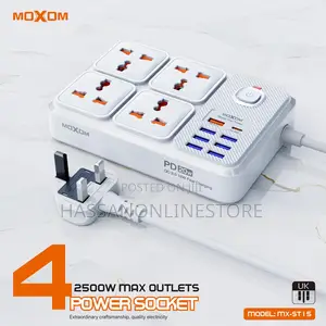 Moxom Mx-St15 12-in-1 Power Strip