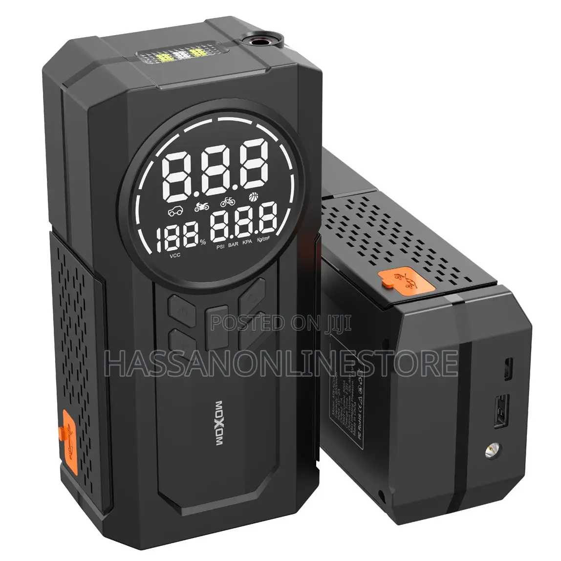 Moxom Mx-Ac02 Air Compressor, Car Jump Starter,
