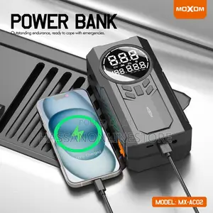 Moxom Mx-Ac02 Air Compressor, Car Jump Starter,