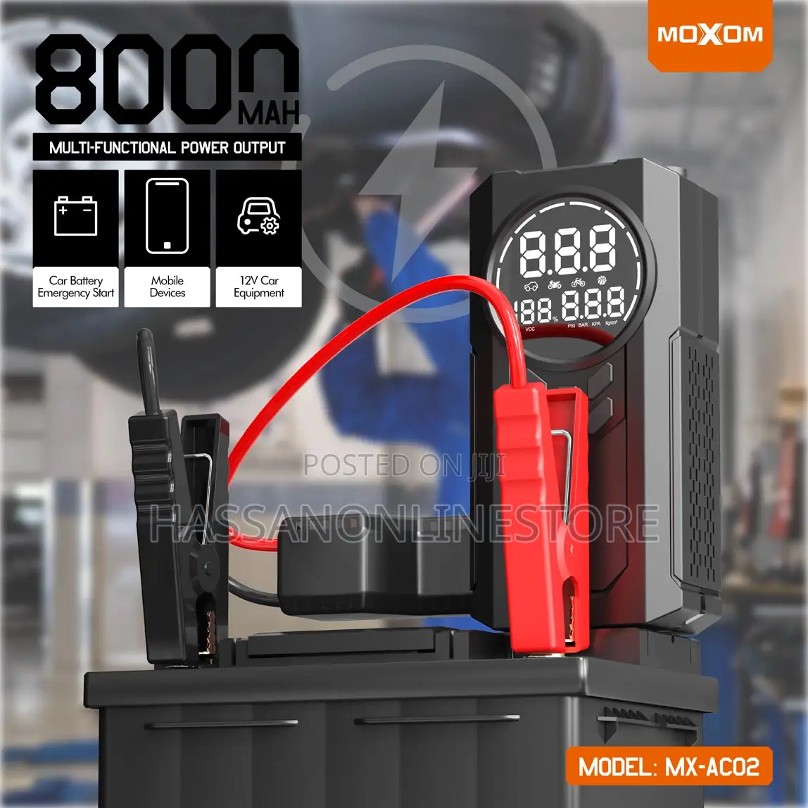 Moxom Mx-Ac02 Air Compressor, Car Jump Starter,