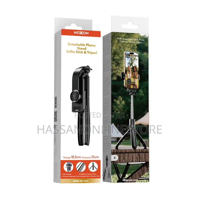 Moxom Mx-Ss22 3-in-1 Detachable Selfie Stick Tripod