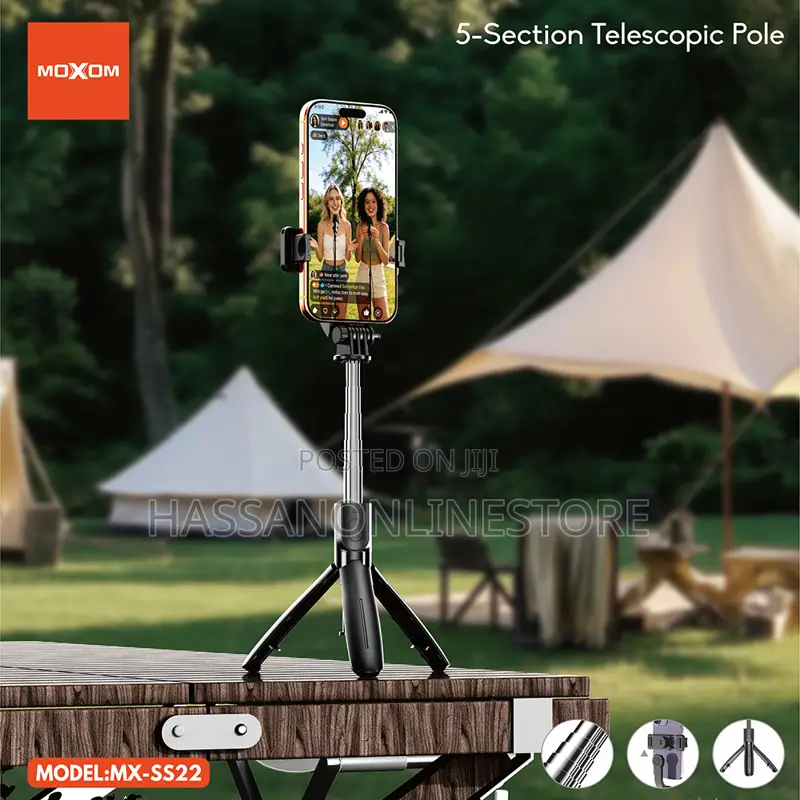 Moxom Mx-Ss22 3-in-1 Detachable Selfie Stick Tripod