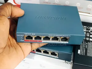 Hikvision Ds-3e1105p-Ei/M Poe Switch 4 Port 45w — CCTV | Tz