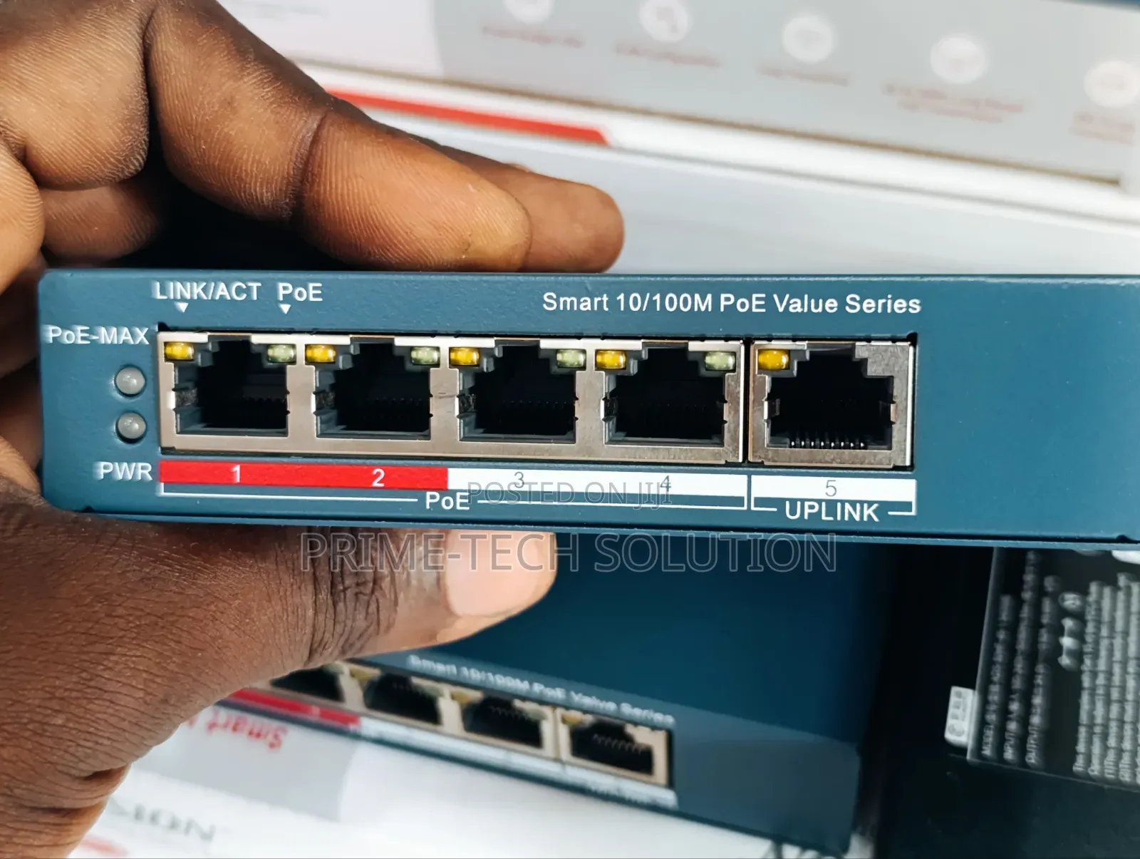Hikvision Ds-3e1105p-Ei/M Poe Switch 4 Port 45w — CCTV | Tz