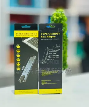 *Type C Hub 8 in 1* *2 Type C Ports