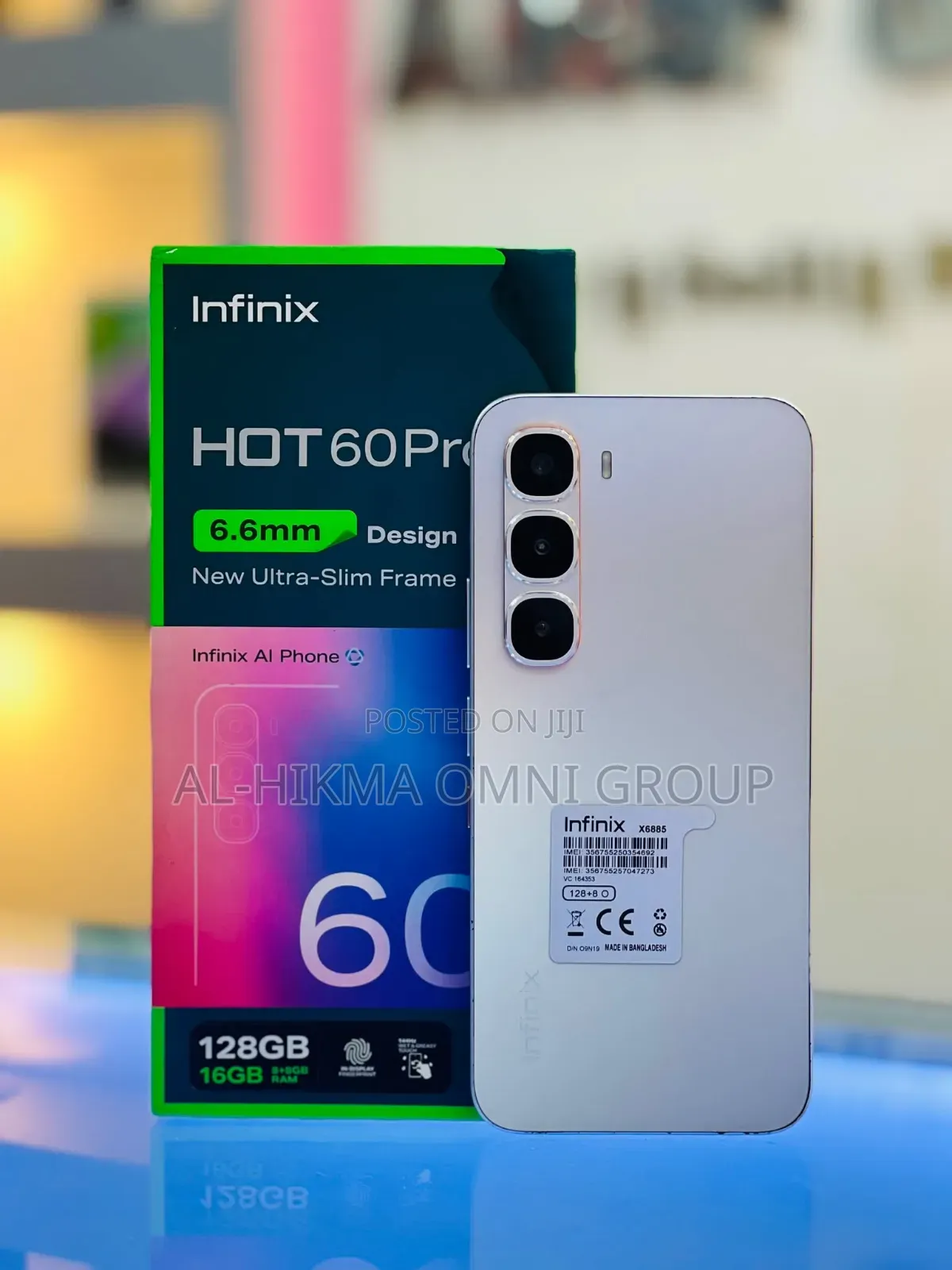 New Infinix Hot 60 Pro 128 GB Silver