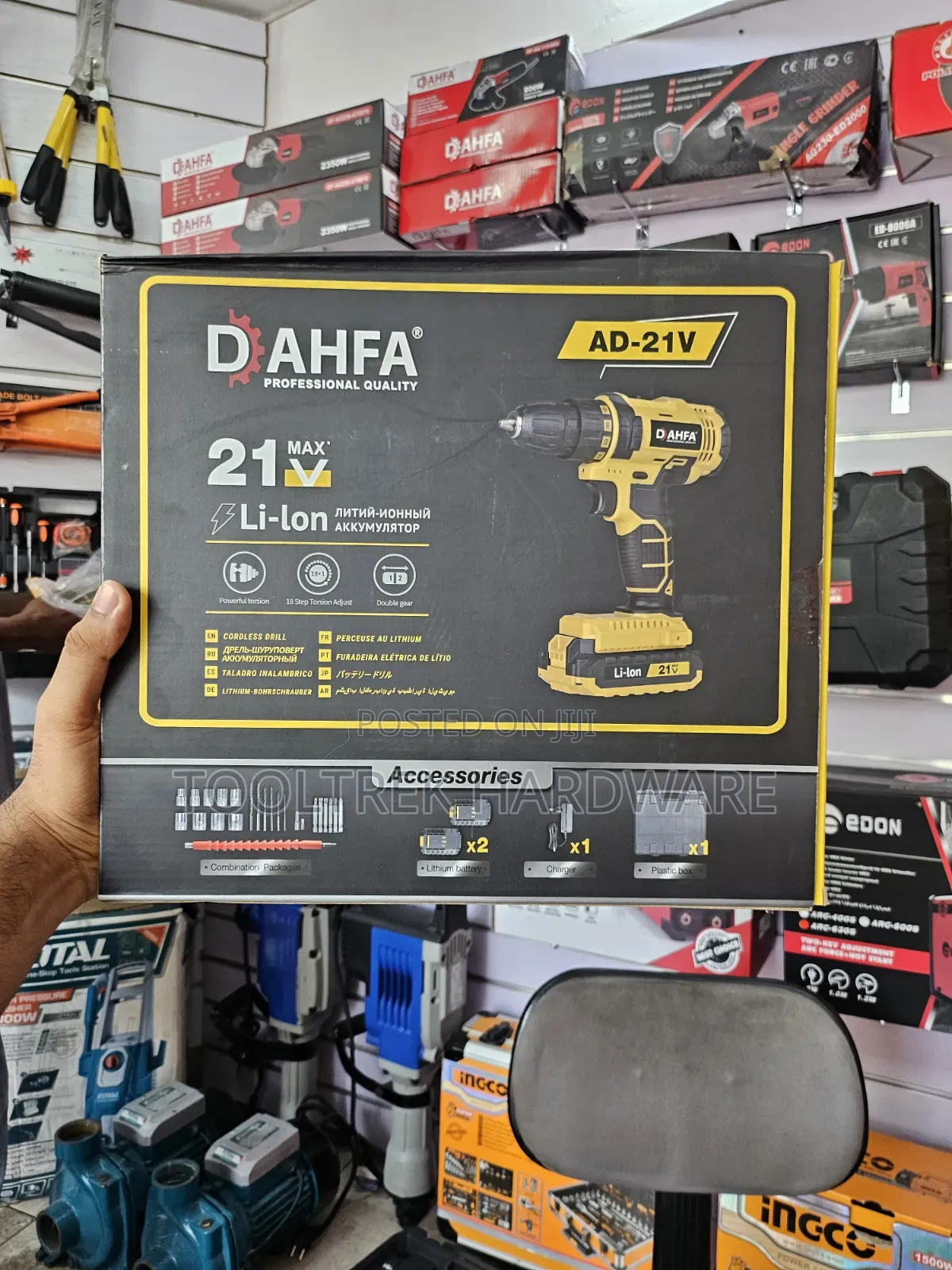 21v Cordless Drill Set