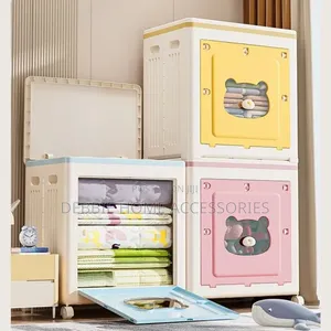 Foldable Plastic Clothes and Toy Storage Cabinet -70l