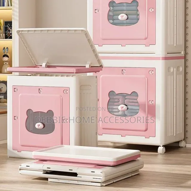 Foldable Plastic Clothes and Toy Storage Cabinet -70l