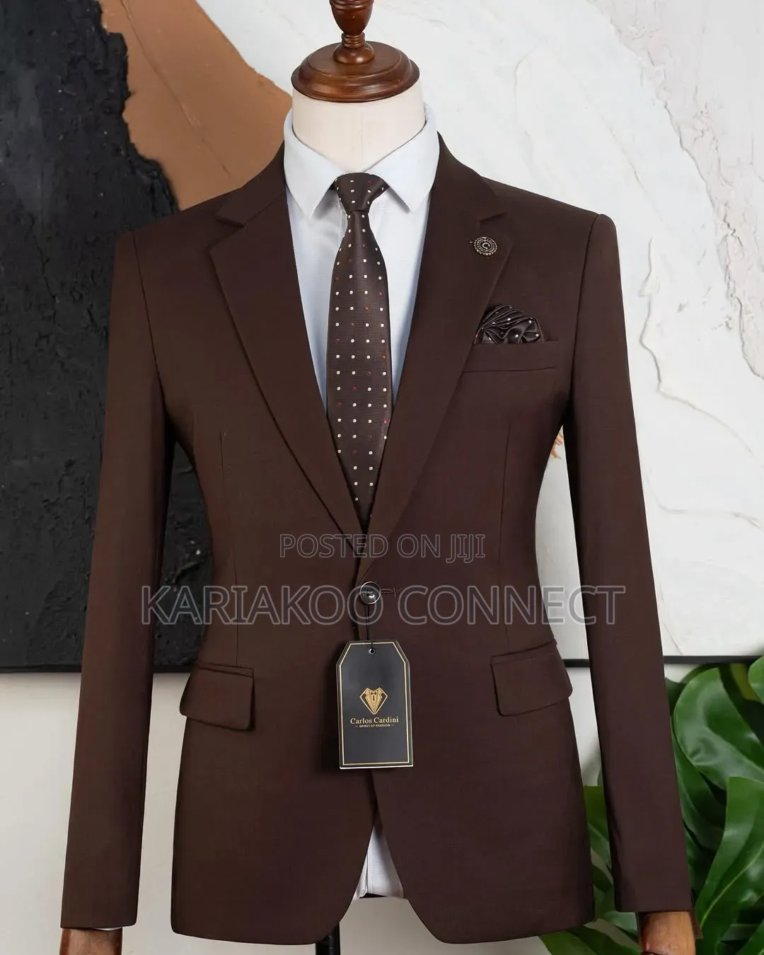 Brown Premium Men's Classic Suit