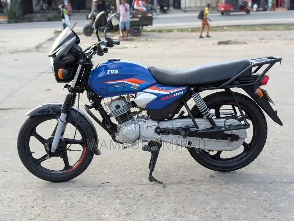 New TVS HLX 125 2025 Blue