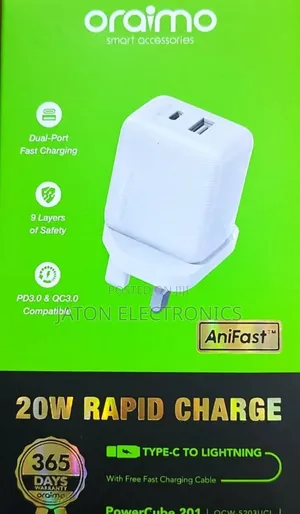 Oraimo Original Fast Charge Type -C 20watts