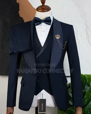Premium Navy Blue Executive Tuxedo