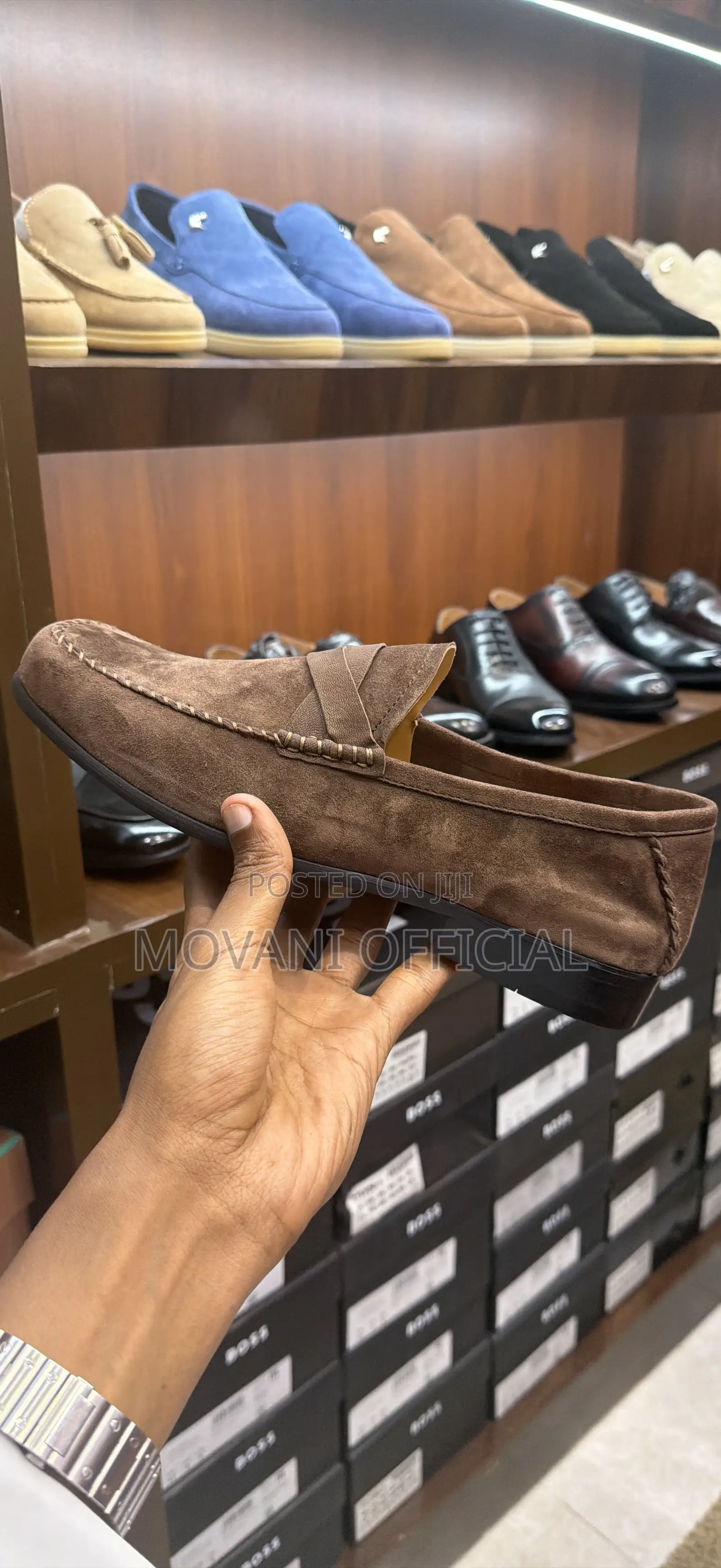 Coffee Cato Loafers for Men