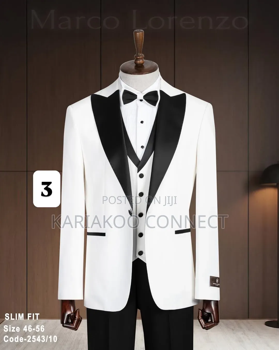 White Sophisticated Men's Suits