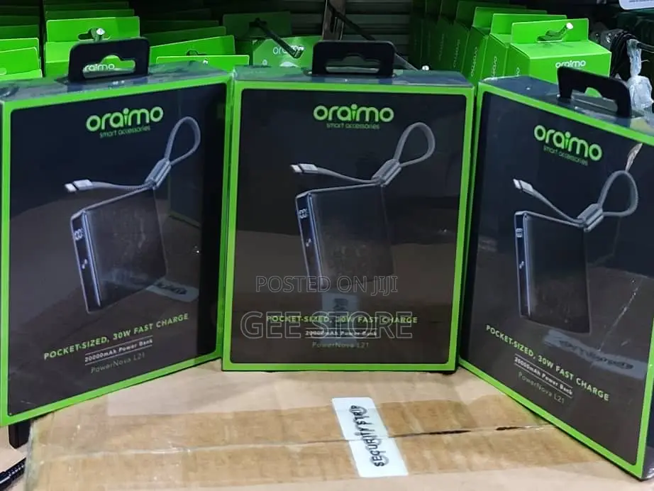 Oraimo Sized Pocket 30watts Powerbank